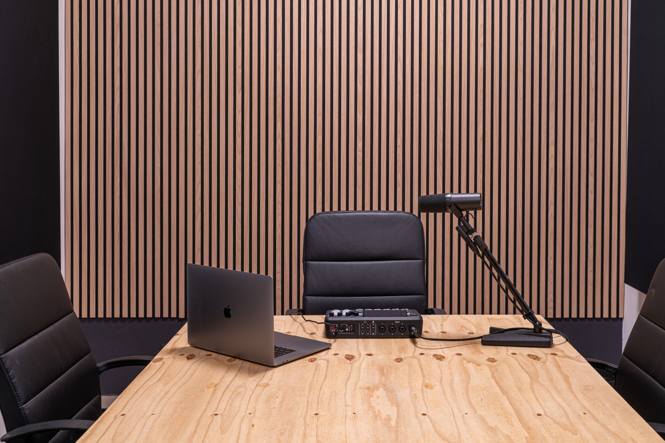 Sala Podcast – Shure SM7B e Rodecaster Pro II