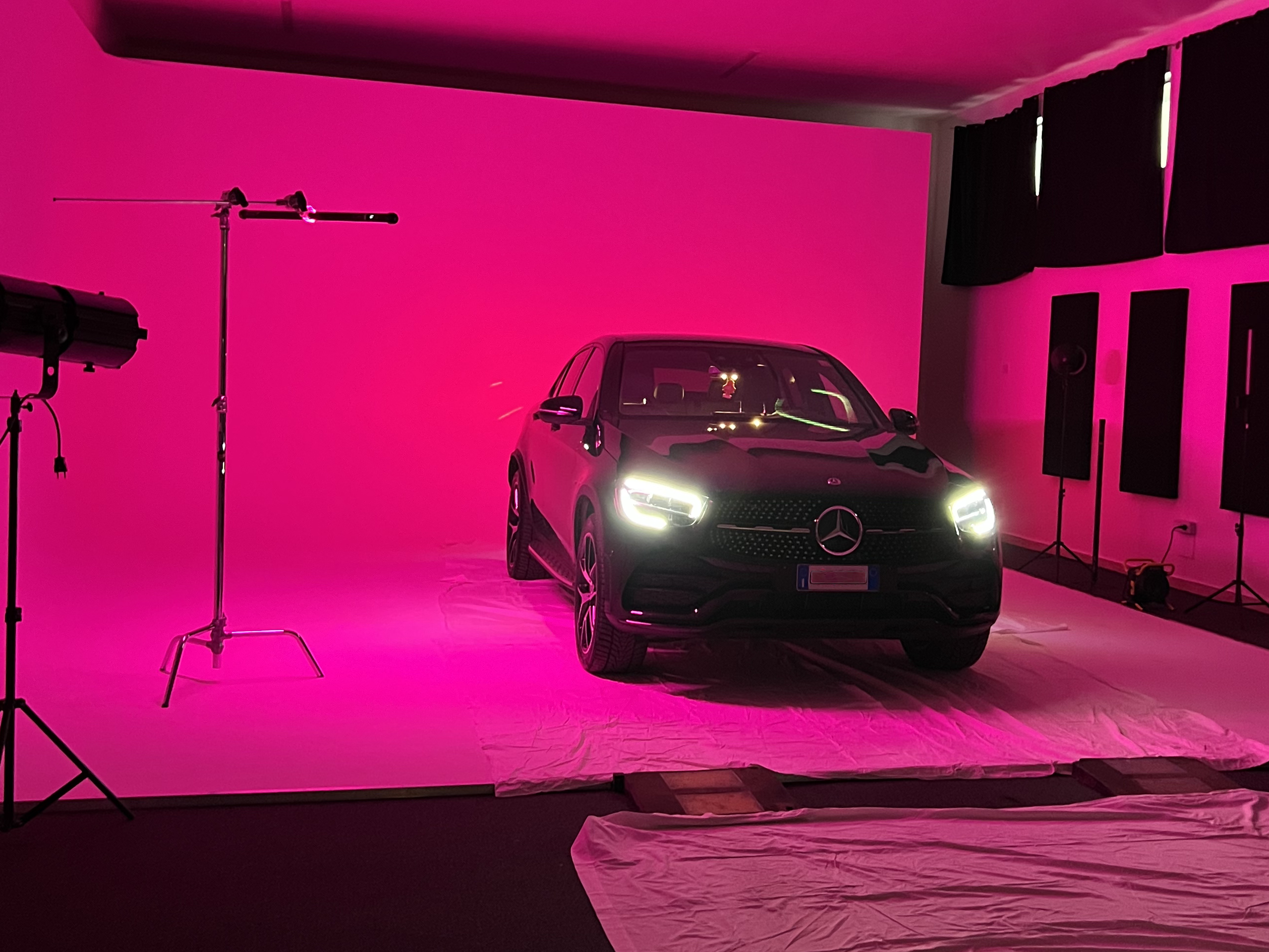 Limbo – set auto con gel magenta